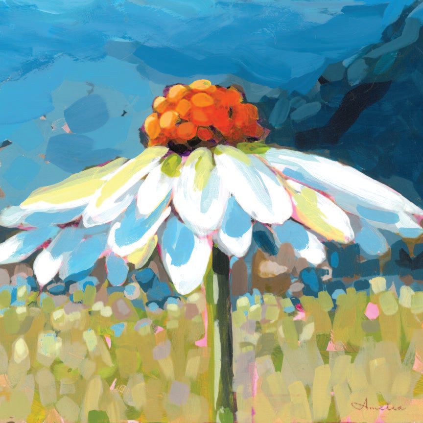 Perky Daisy, Tiny Greeting Card Pack