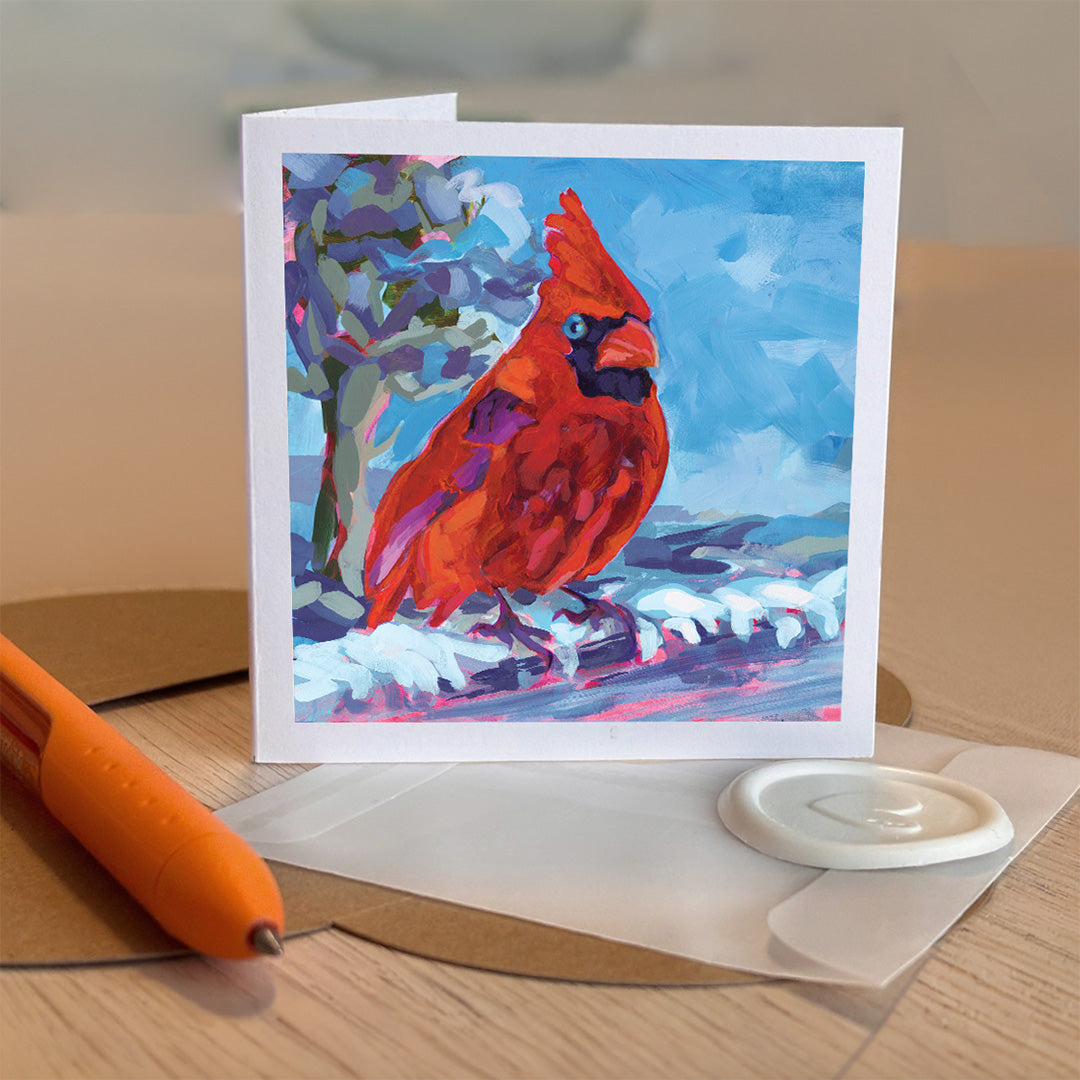 Cardi B, Cardinal Tiny Greeting Card
