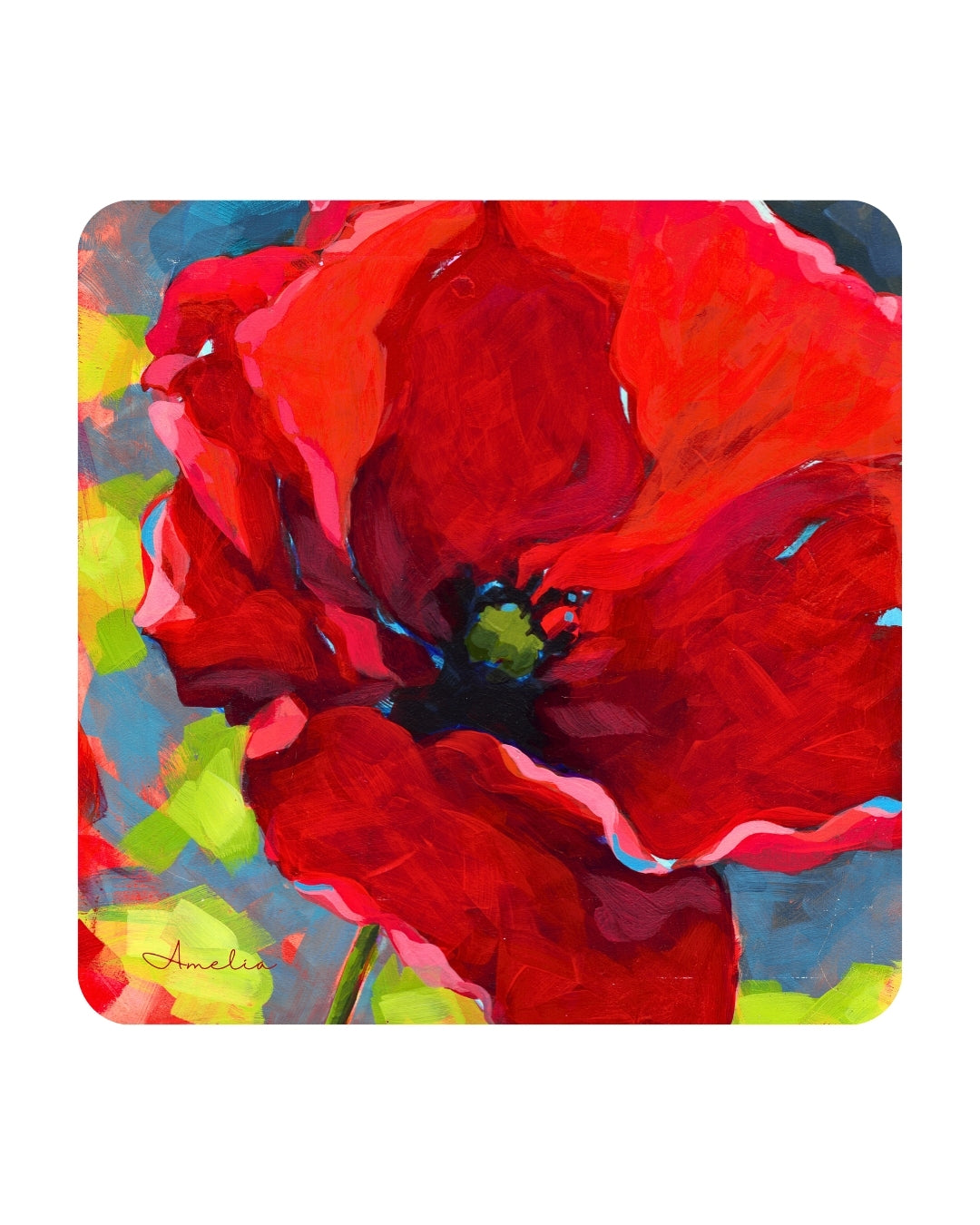 Poppy Tiny Greeting Card