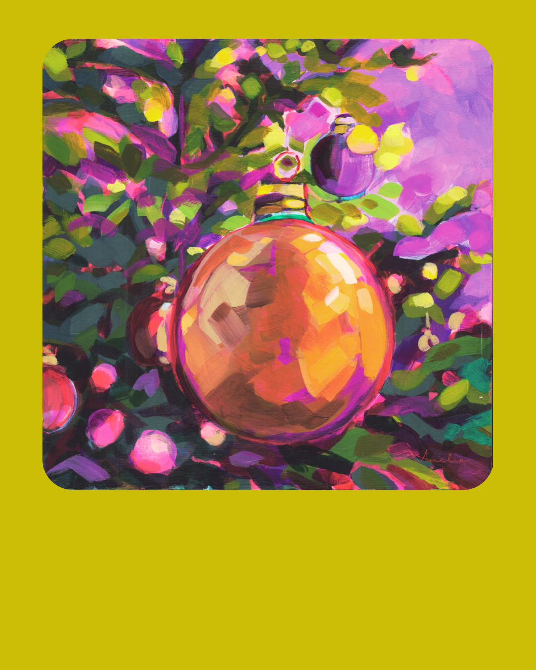 Copper Ornament, Tiny Greeting Card Pack