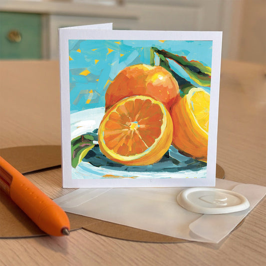 Oranges Tiny Greeting card