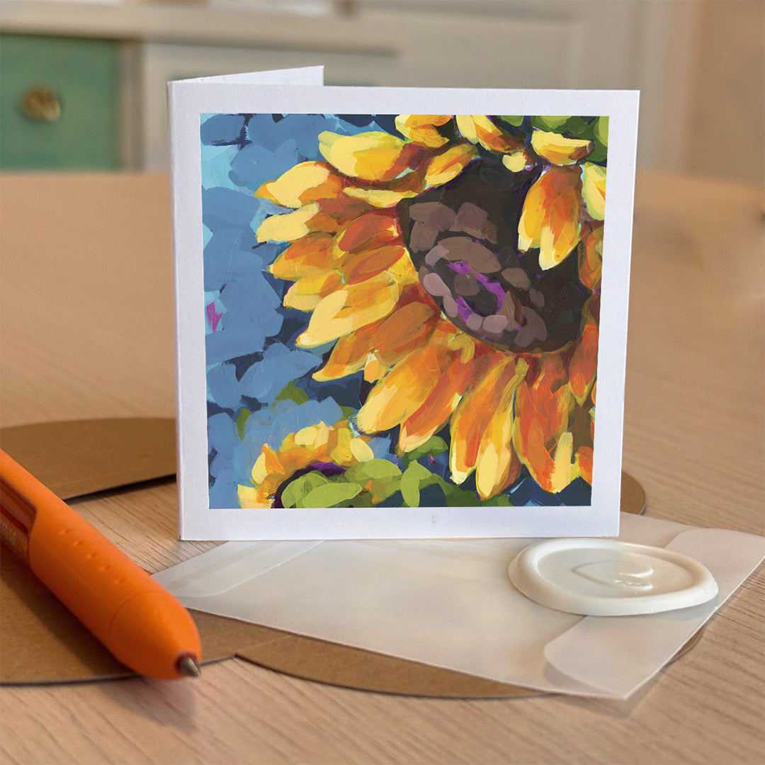 Sunflower Tiny Greeting card