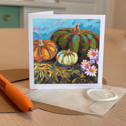 Pumpkins, Tiny Greeting Cards