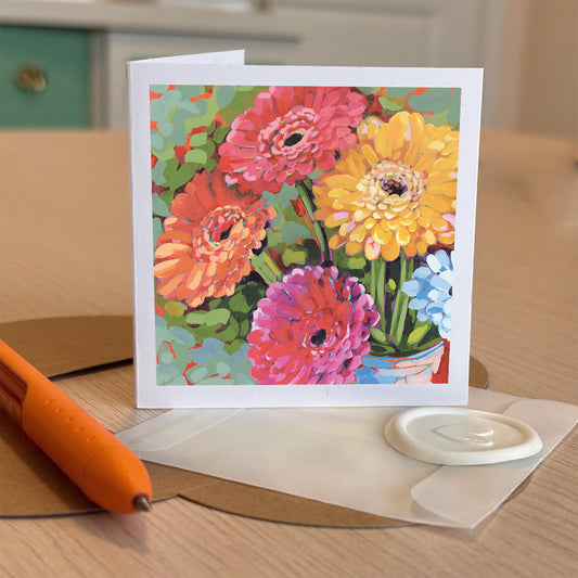 Gerber Daisy Tiny Greeting card