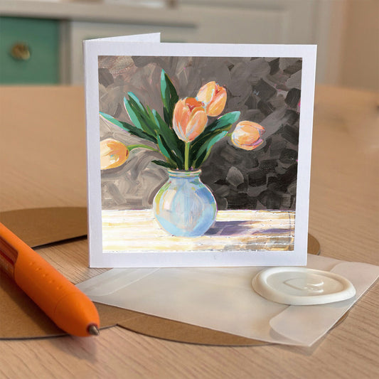 Tulips Tiny Greeting card