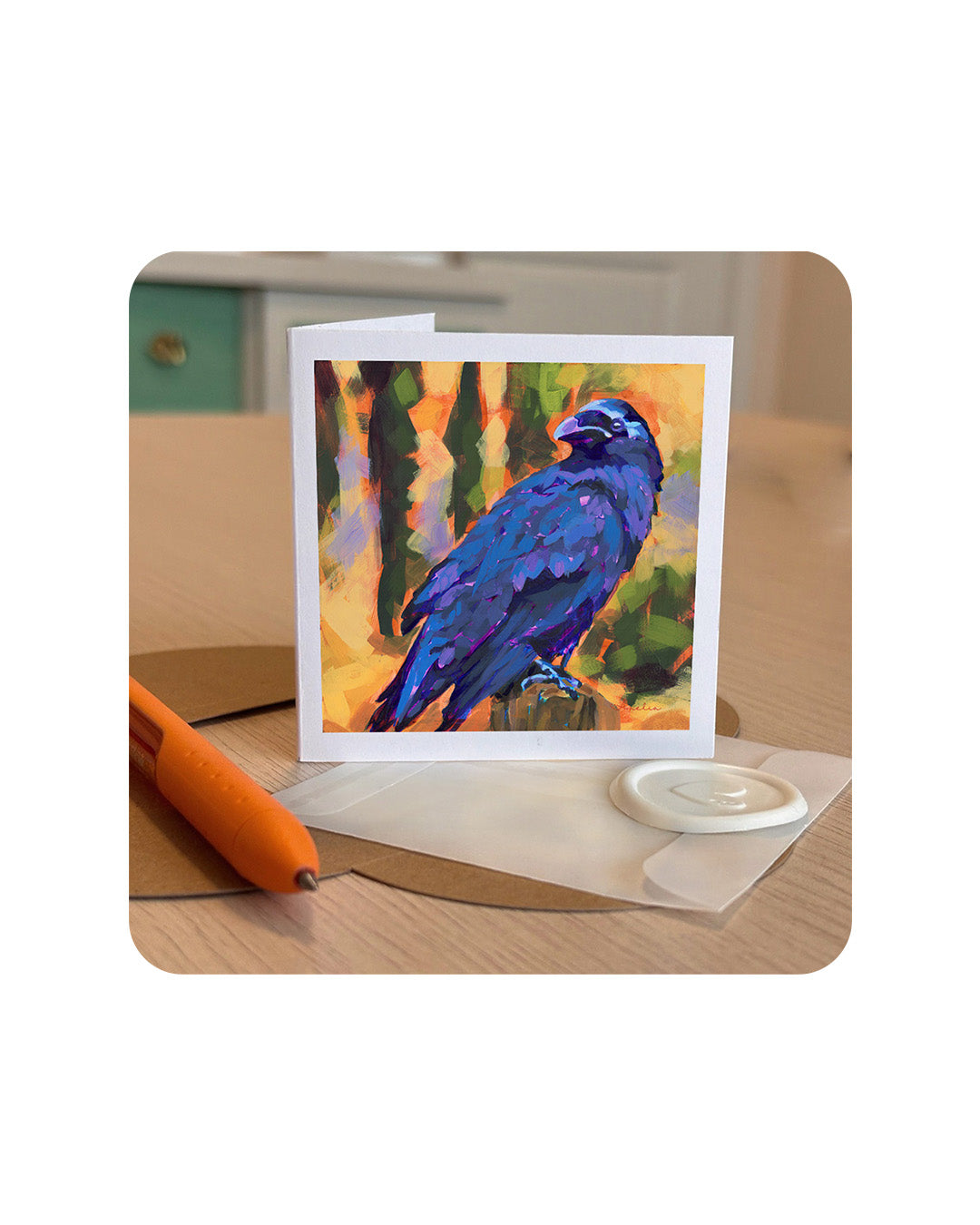 Caroline (Crow), Tiny Greeting Cards