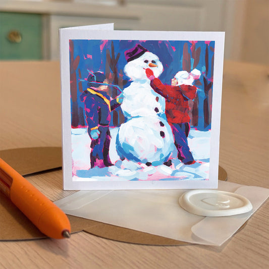 Snowman Tiny Greeting Card