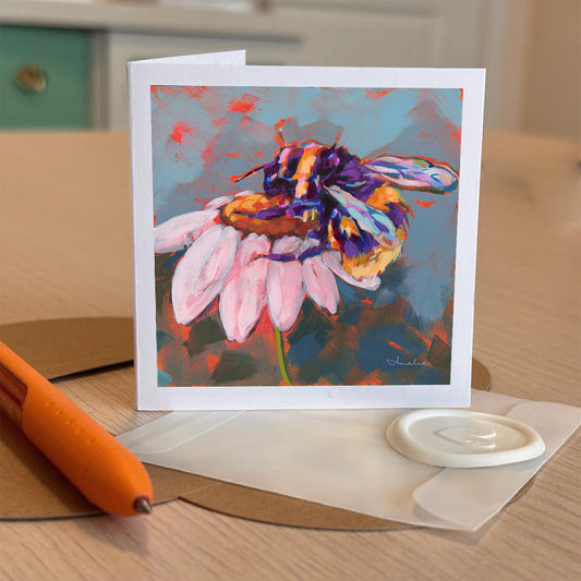 Bumblee Bee Tiny Greeting Card