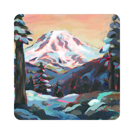 Mt Rainier, Artist Rendered Prints