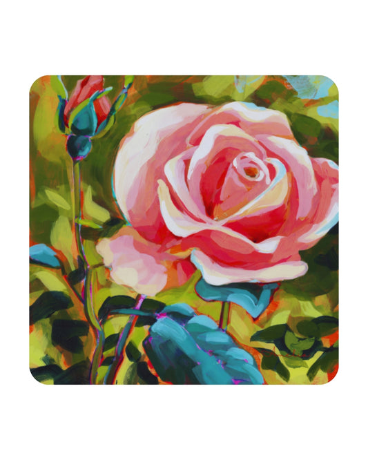 Solo Rose Tiny Greeting Card