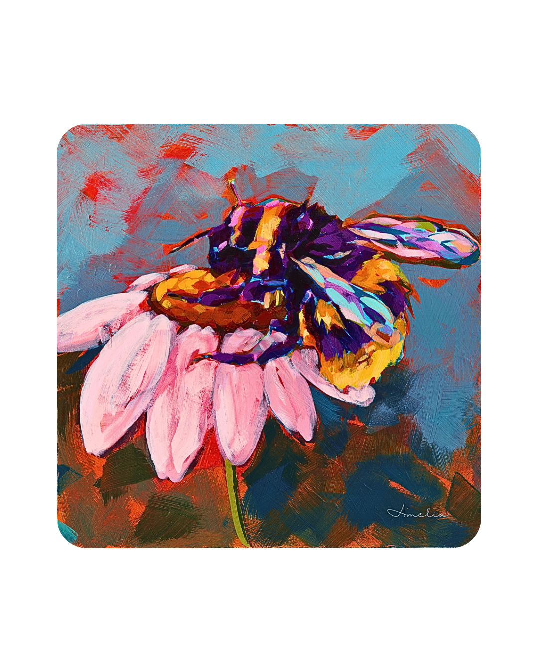 Bumblee Bee Tiny Greeting Card