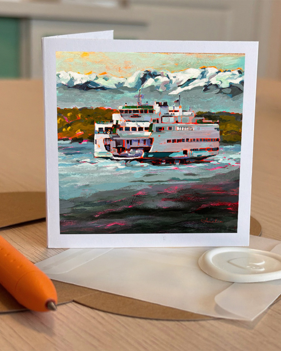 Edmonds Ferry, Tiny Greeting Cards